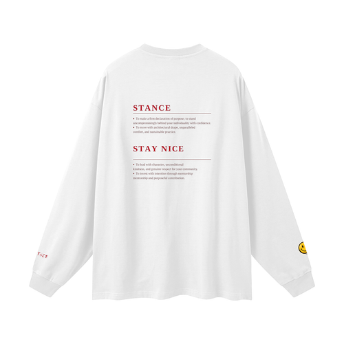 "STAY Nice" Unisex Long Sleeve T-Shirt