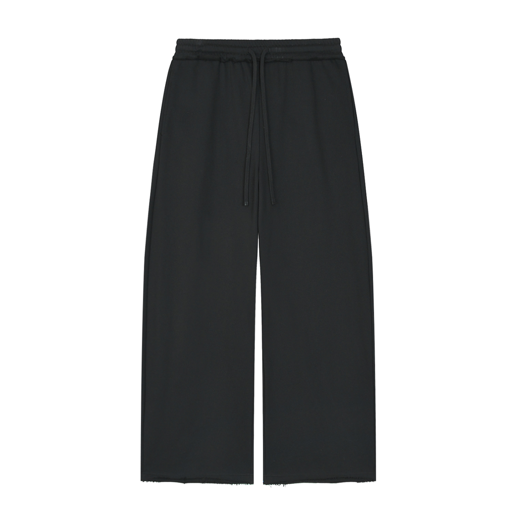 Women’s Wide Leg Raw Edge Sweatpants