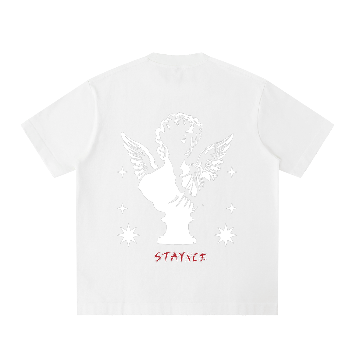 Heavyweight Vintage Washed Frayed T-Shirt