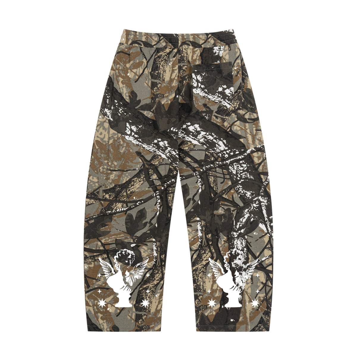 Unisex Tree Camo Barrel Leg Pants