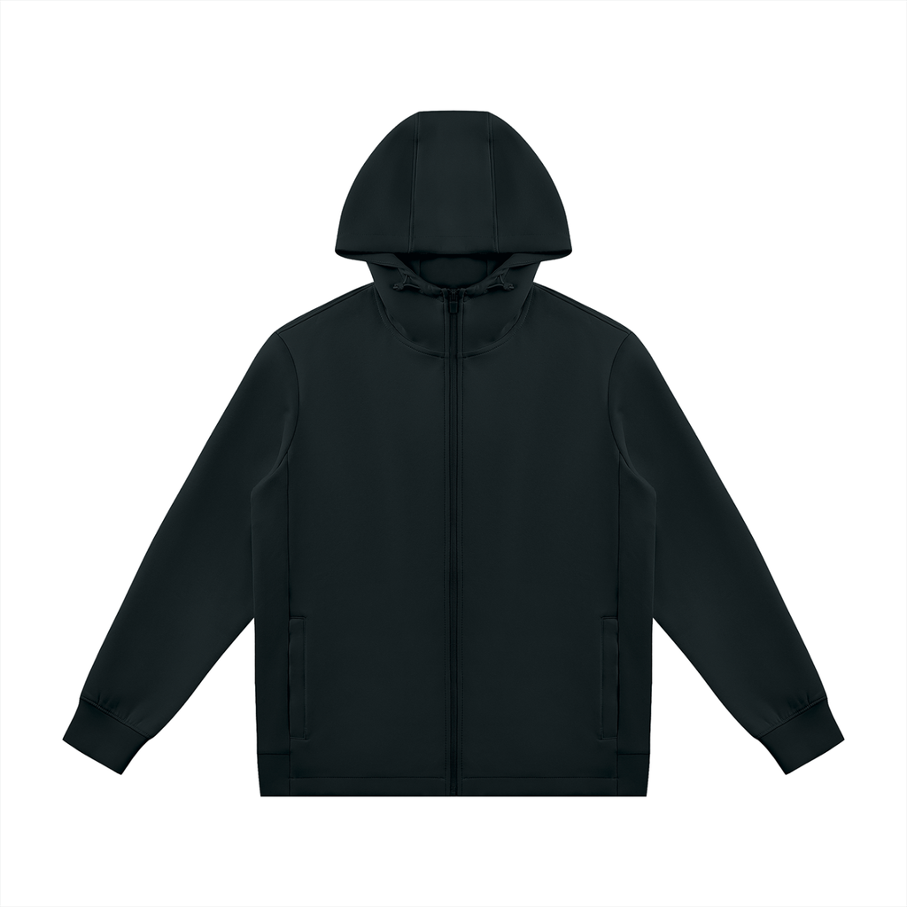 Unisex Regular Fit Full Zip "Tech"Hoodie