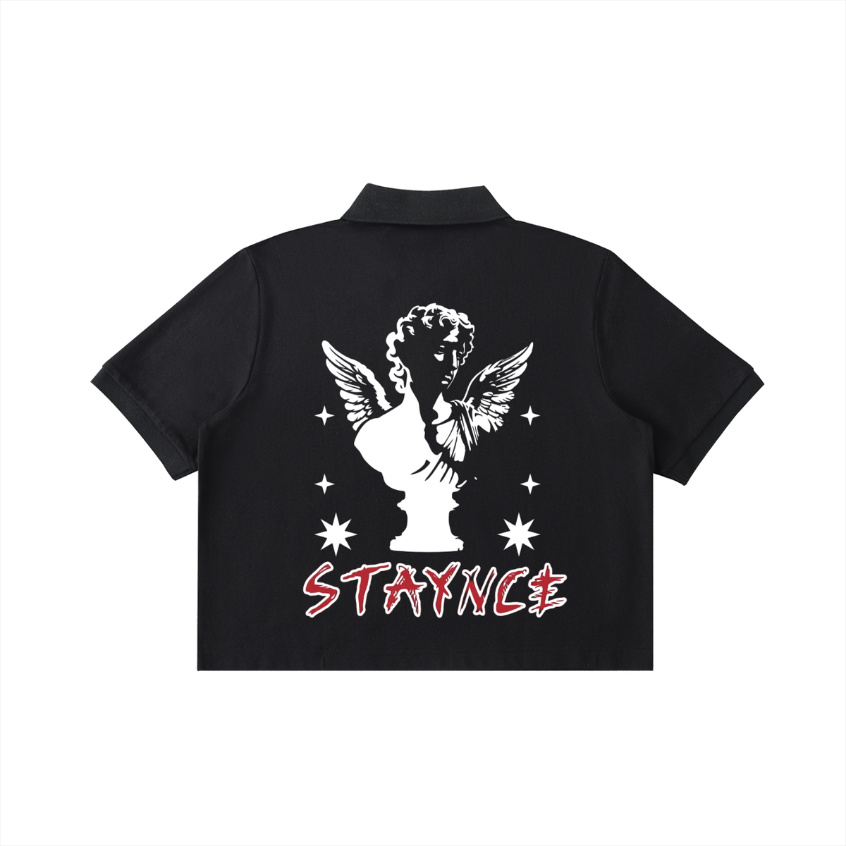 Essential Cropped Polo Shirt