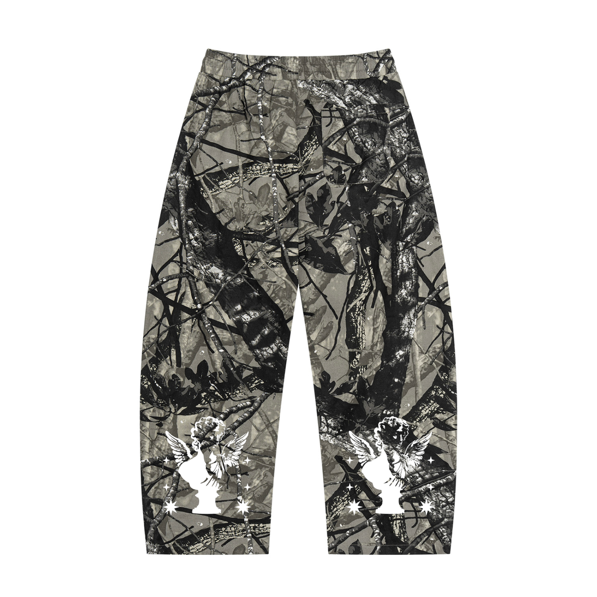 Unisex Tree Camo Barrel Leg Pants