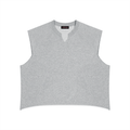 Men’s Boxy Raw Hem Tank Top