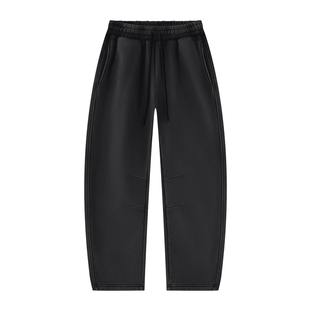 Unisex Vintage Wash Barrel Leg Fleece Sweatpants "Plain Jaine"