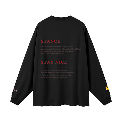 "Be nice" Unisex Long Sleeve T-Shirt