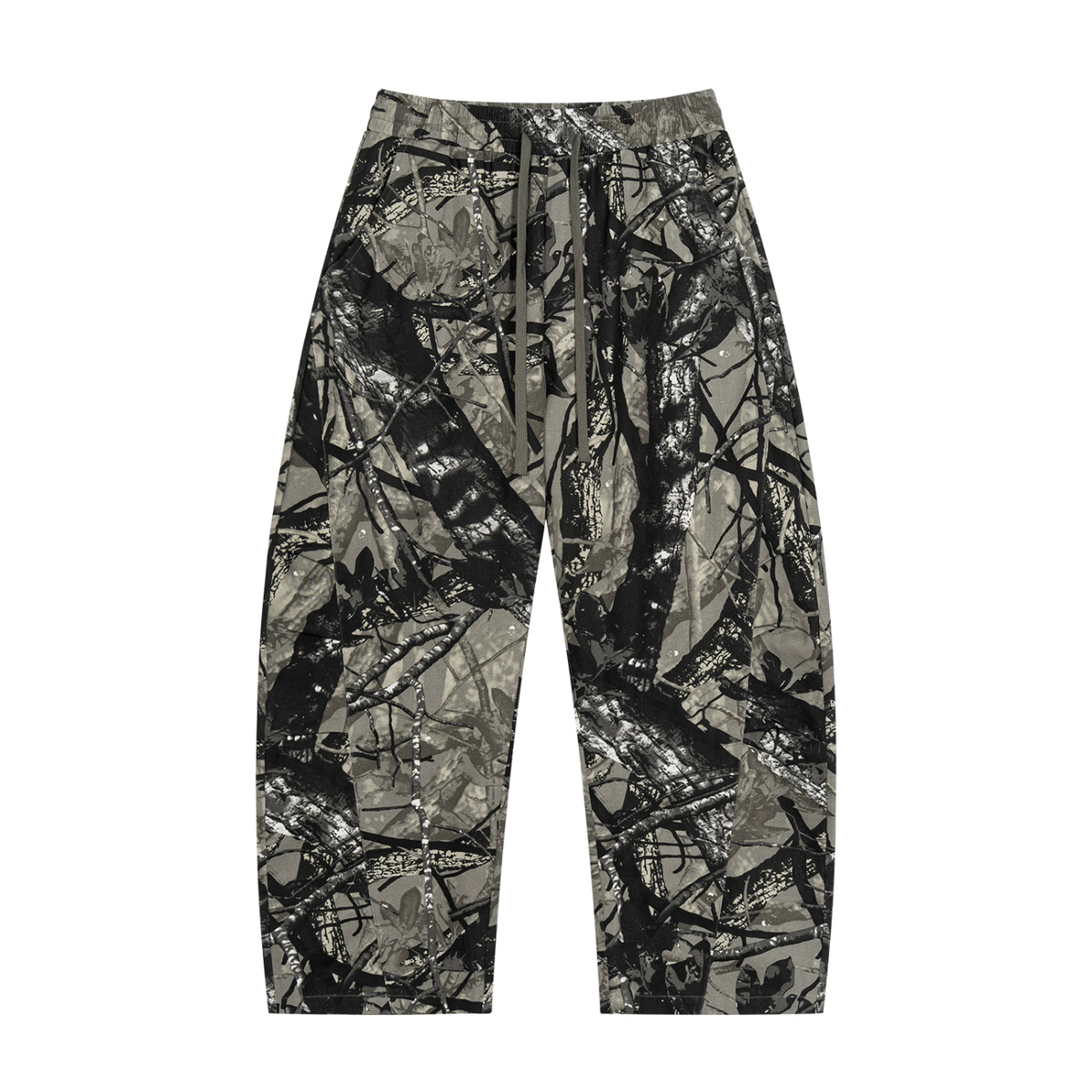 Unisex Tree Camo Barrel Leg Pants