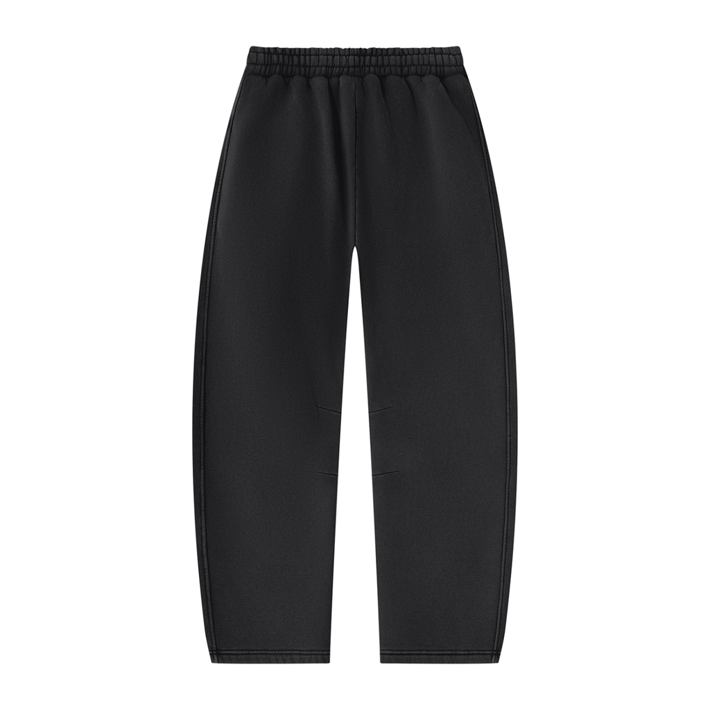 Unisex Vintage Wash Barrel Leg Fleece Sweatpants "Plain Jaine"