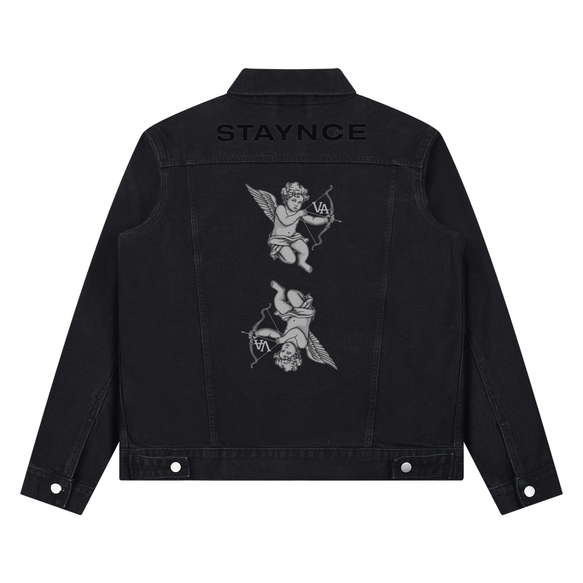 Unisex Vintage Wash Denim Jacket