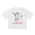 "Stay Nice" Oversized Drop Shoulder T-Shirt