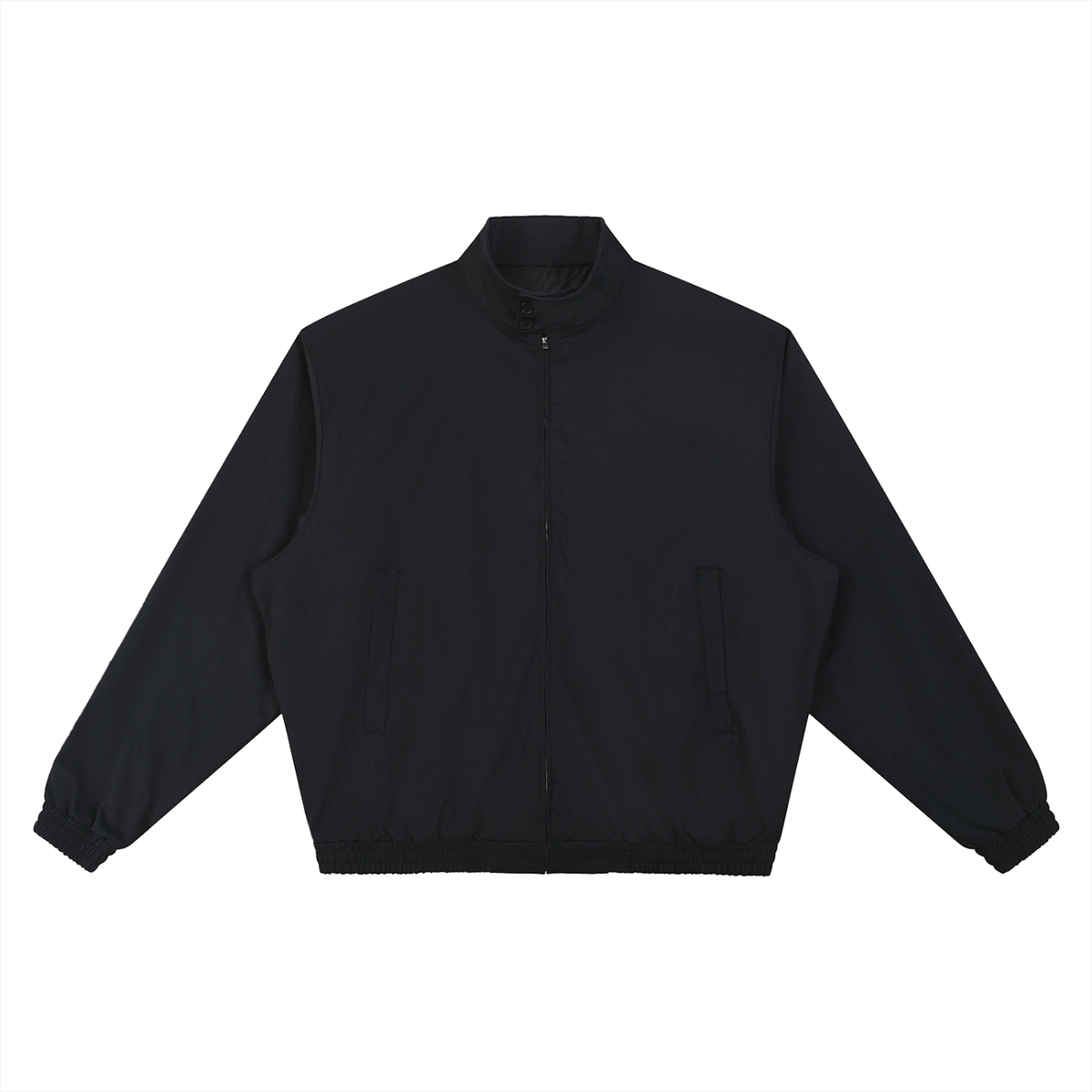 Stand Collar Bomber Jacket "Members Only"