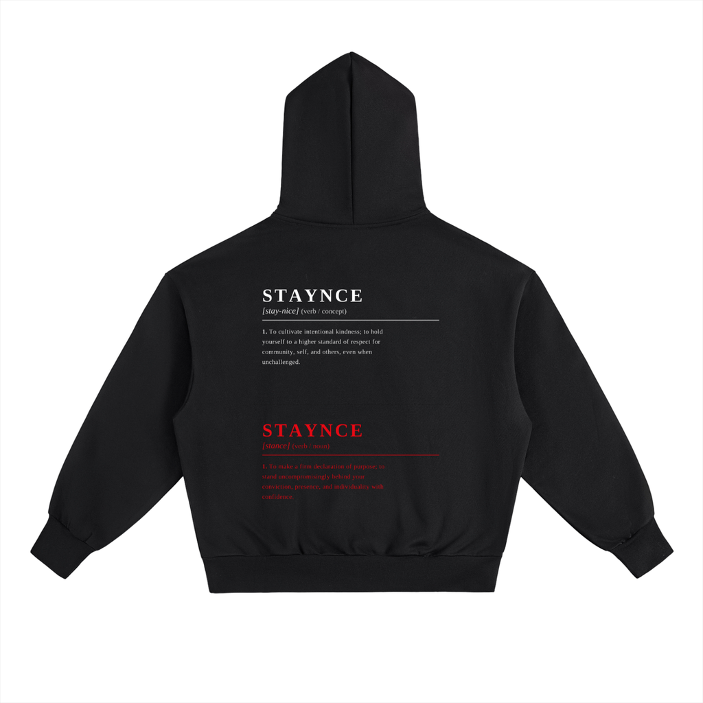 Heavyweight Fleece Manifesto Hoodie "Wear your principles"