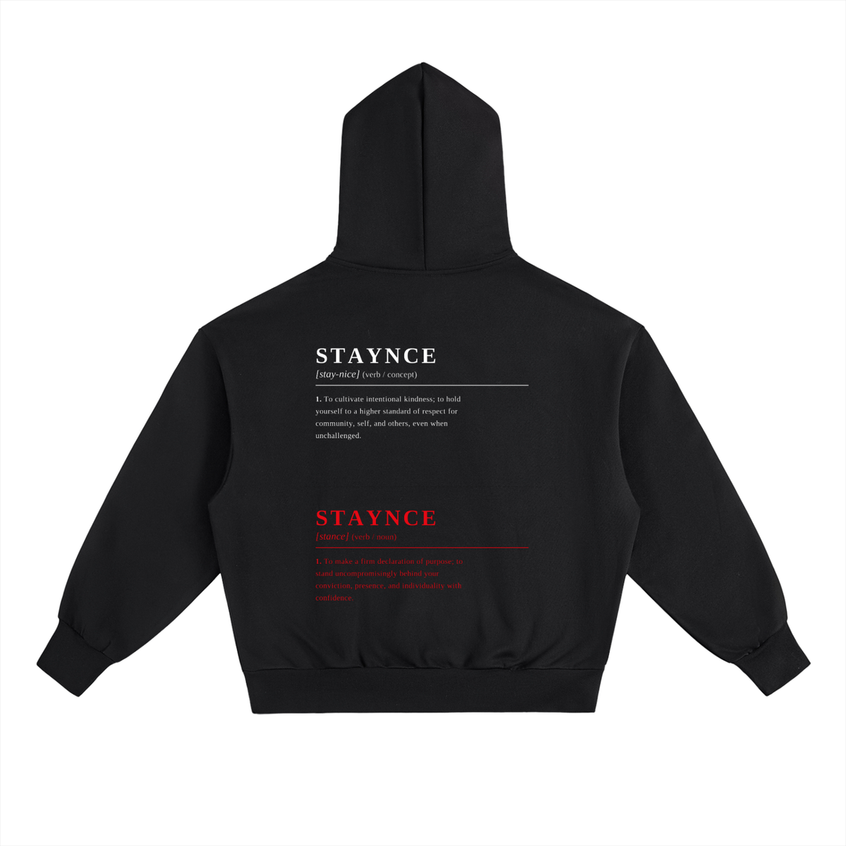 Heavyweight Fleece Manifesto Hoodie "Wear your principles"