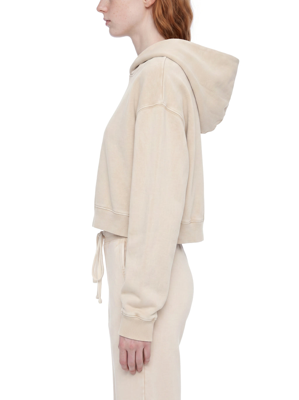 Women’s Mineral Washed Crop Hoodie "Plan Jane? No logo