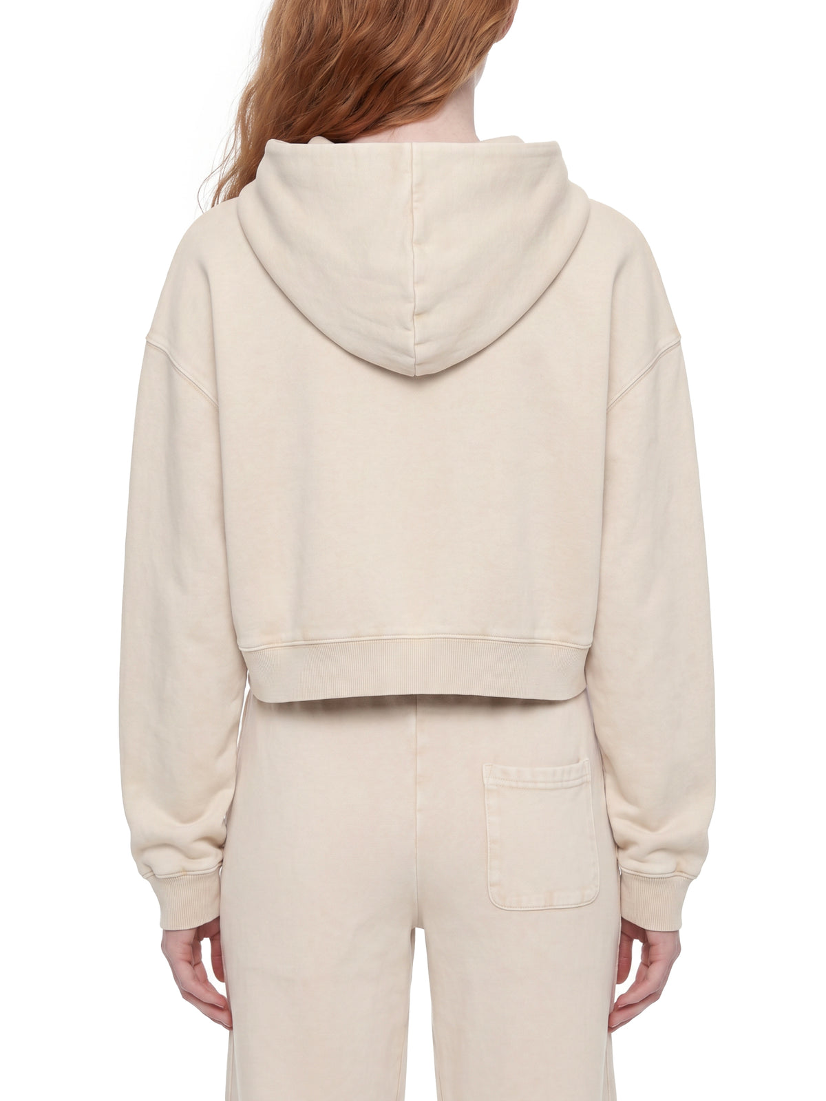 Women’s Mineral Washed Crop Hoodie "Plan Jane? No logo