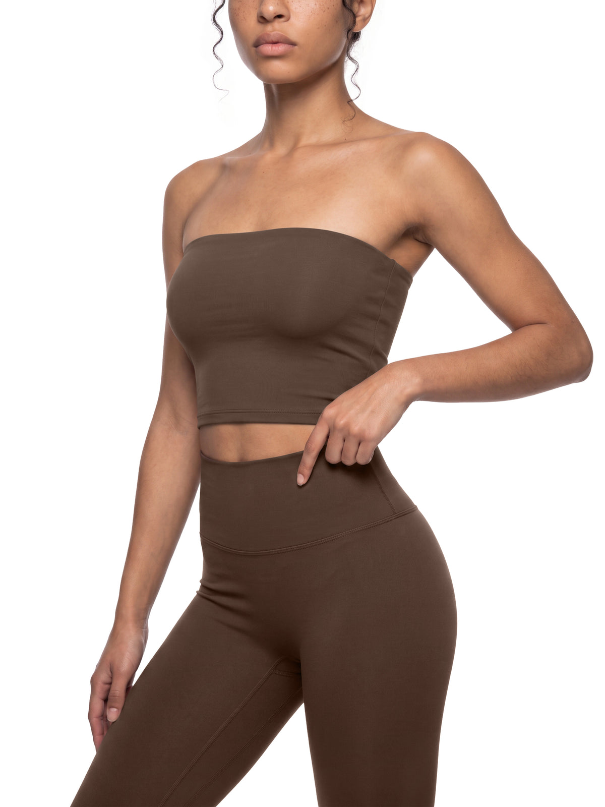 Women’s Yoga set Cropped Tube Top