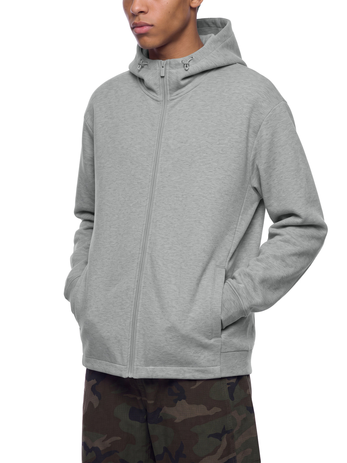 Unisex Regular Fit Full Zip "Tech"Hoodie